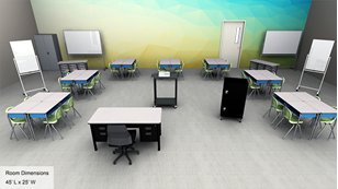 Interactive Lecture Desks - High School - C - Overall Image